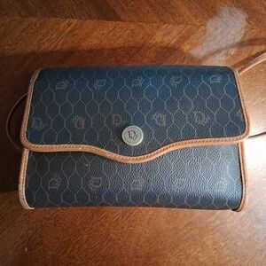 Authentic Christian Dior Shoulder Brown Honey Co Bag